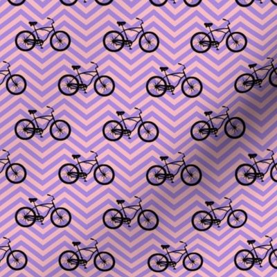 bicycles on chevrons