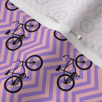 bicycles on chevrons