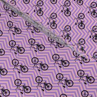 bicycles on chevrons