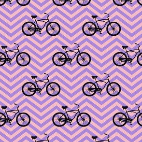 bicycles on chevrons