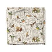 Birds Off The Wall Toile Linen lg