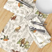 Birds Off The Wall Toile Linen lg