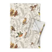 Birds Off The Wall Toile Linen lg