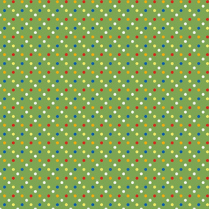 happy daisy dot-green