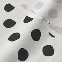 white with black dots