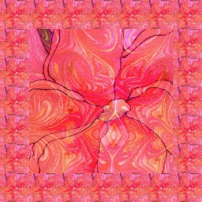 Coral & Pink Bloom (Scarf)