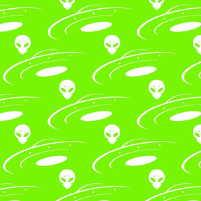 Alien Invasion neon green 