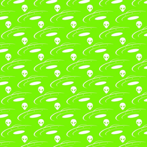 Alien Invasion neon green 