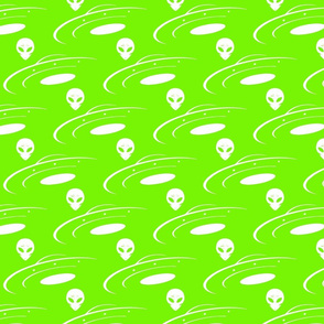 Alien Invasion neon green 