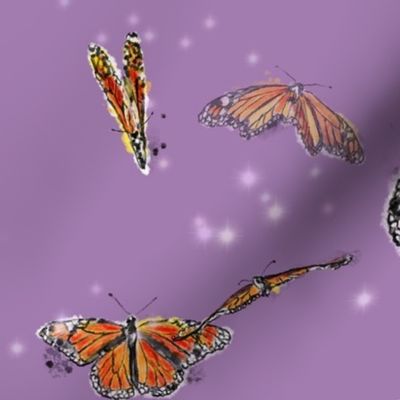 Fluttering Monarchs