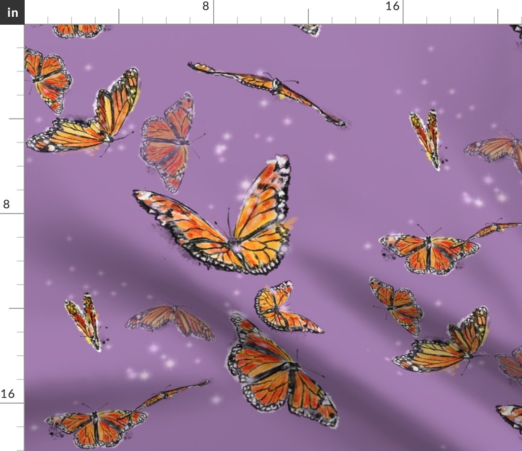 Fluttering Monarchs