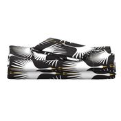 Art Deco Swans - 12" Fabric and Wallpaper - BLACK AND WHITE