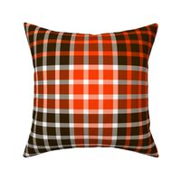The Brown the Orange and the White: Plaid - LARGE