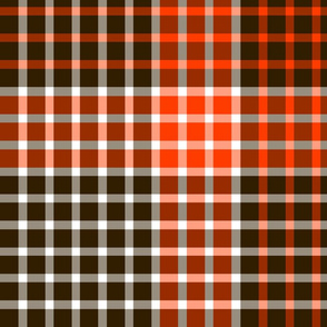 The Brown the Orange and the White: Plaid - LARGE