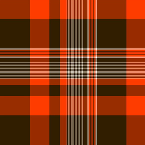 The Brown the Orange and the White: Blended Plaid 1