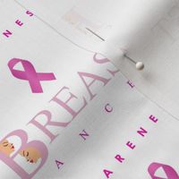 Breast cancer awareness october, Hope, Love, Care- I can fight breast cancer  