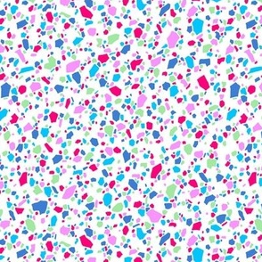 Terrazzo tiny in blue, green and  pink