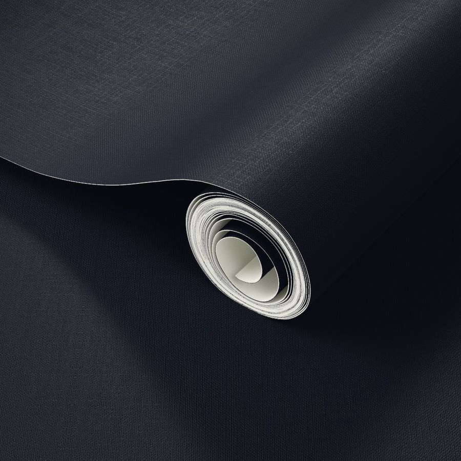 Solid Midnight Black Color - From the Official Spoonflower Colormap