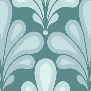 fleur_de-lis_fan_teal_mint-egg