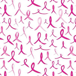 pink ribbons for cancer awareness - medical cancer related color pattern 284