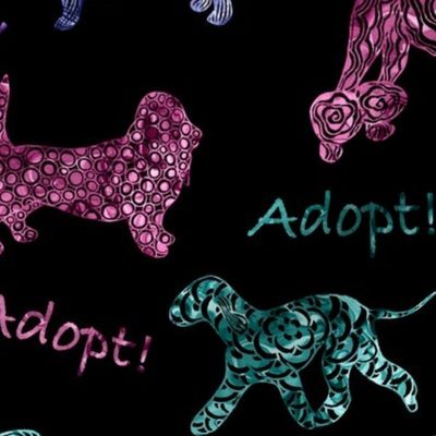 Adopt a Doodle Dog--multicolor
