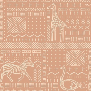 Safari Mudcloth March // Peaches and Cream