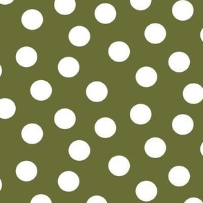 Polka Dots Camo Green