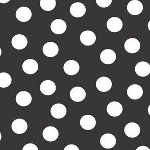 Polka Dots Dark Gray