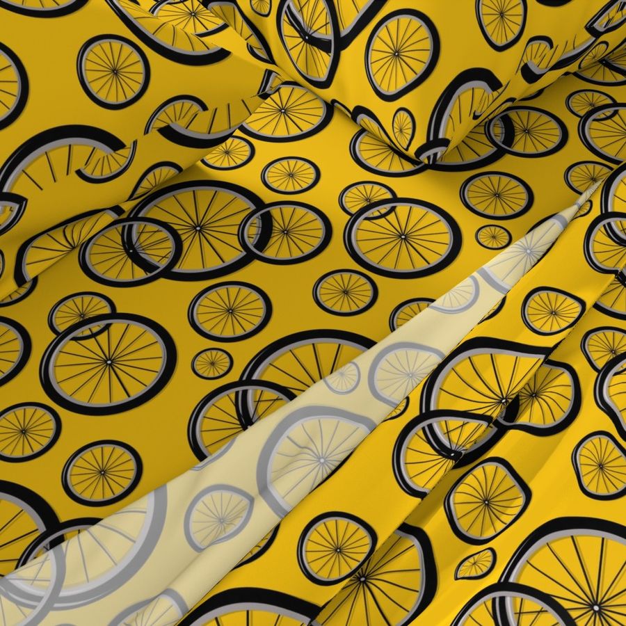 Bike Wheels Yellow