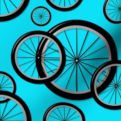 Bike Wheels Turquoise