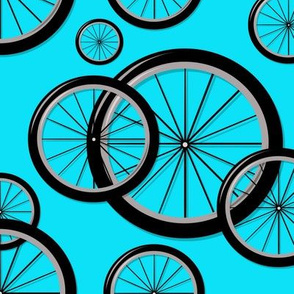 Bike Wheels Turquoise