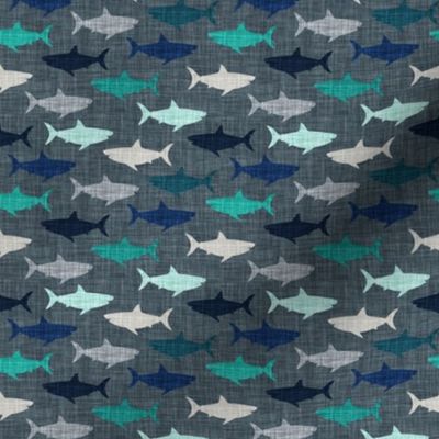 1.25" linen sharks // on 174-15 linen