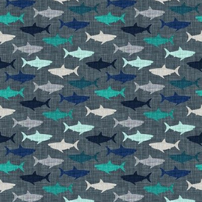 1.25" linen sharks // on 174-15 linen