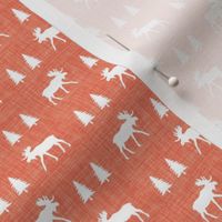 3/4" moose trot // coral linen