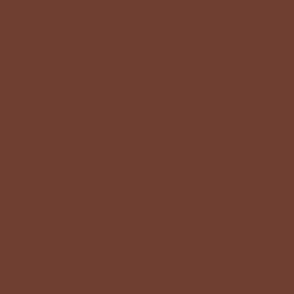 Solid Dark Reddish Brown