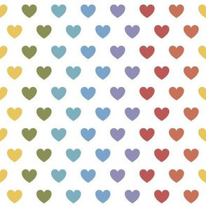 Rainbow Hearts | Muted