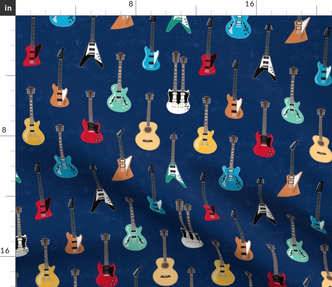 Guitar Vibe - Blue - Medium 4"