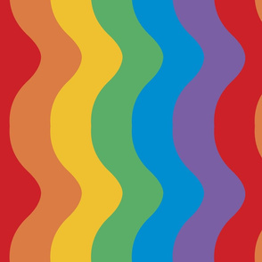 Rainbow Ripple - Vertical | Bright