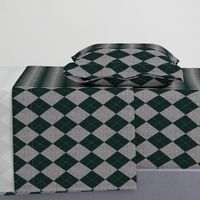 Large Argyle - green and grey