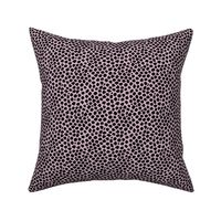 Ink drops animal print spots and dots wild cat neutral nursery soft purple lilac black