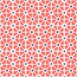 Pink and Blue Geometric 