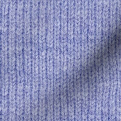 Handspun knitted fabric - denim blue