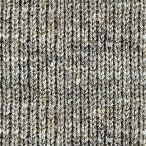 Handspun knitted fabric - high contrast