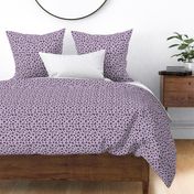 Little spotted leopard dreams panther animal print trend boho design soft lilac purple black Mini