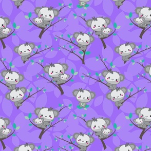 Koala on Shades of Purple