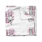 Toilet Paper Crisis 2020//Pink - Hand Towel//Tea Towel (FQ)