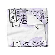 Toilet Paper Crisis 2020//Purple - Hand Towel//Tea Towel (FQ)