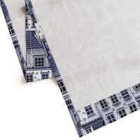 Town house toile blue