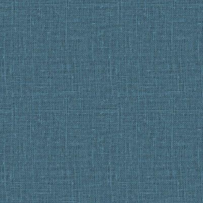 Linen look texture printed deep blue color