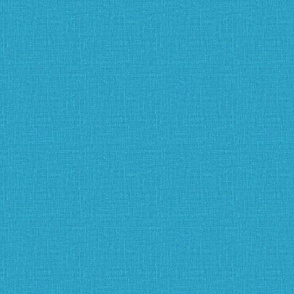 Linen look texture printed Horizon blue color